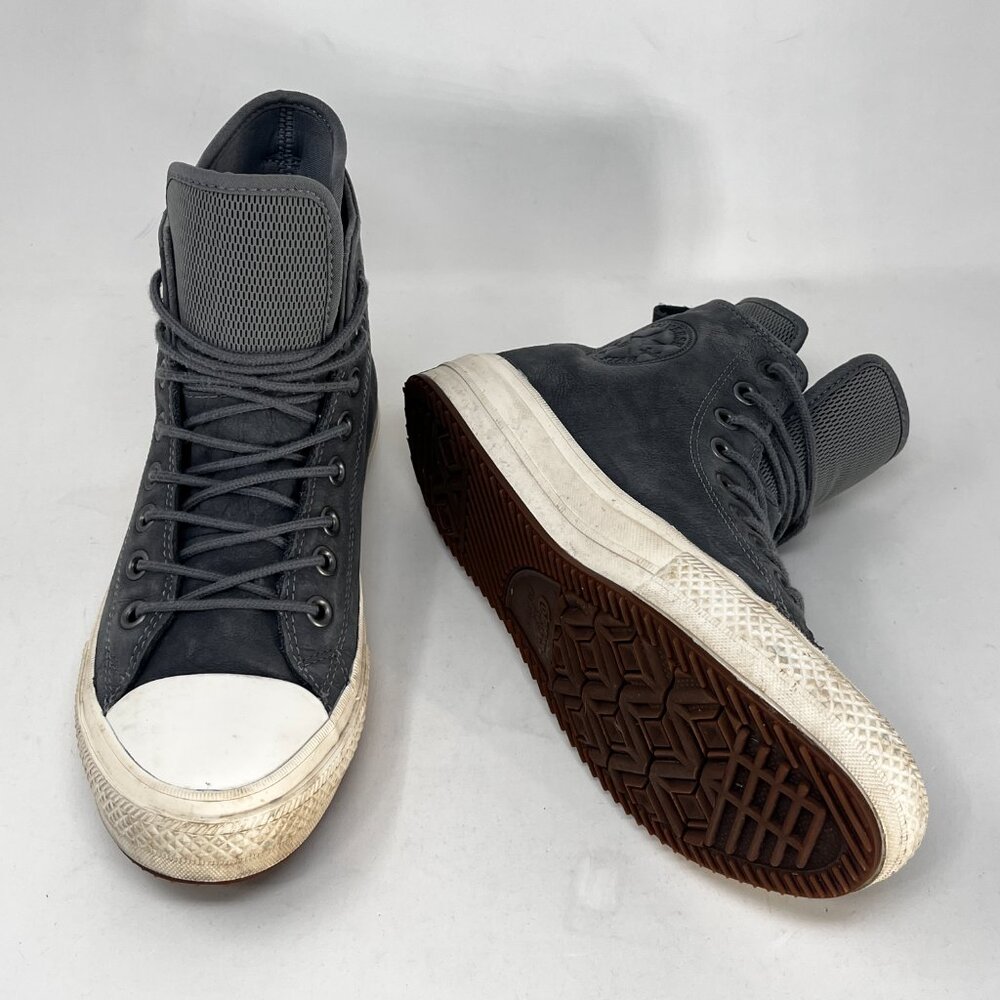 Converse Chuck Taylor All Star Hi Boot Waterproof NuBuck Leather 6.5 US Grey Gum